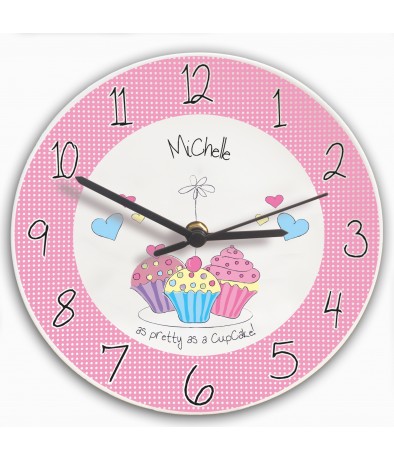 Personalised Clock � Cupcake