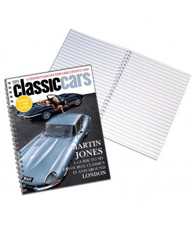 Personalised Classic Cars - A4 Notebook