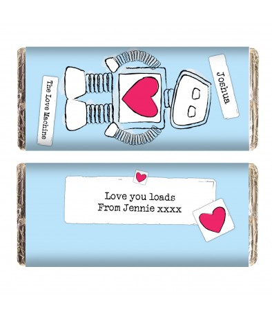 Personalised Love Machine Chocolate Bar