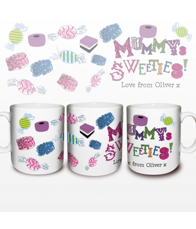 Personalised Mug - Mummy's Sweeties