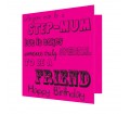 Personalised Anyone Can Bright Pink Card