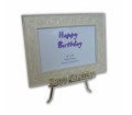 Personalised Photo frame - Happy Birthday (Easel)