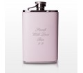 Personalised Pink Hipflask