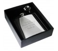 Personalised Boxed Stainless Steel Hipflask