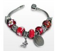 Personalised Charm Bracelet - Cherry - 21cm