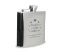 Personalised Hip-flask - Stars (Father of Groom)