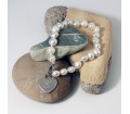 Personalised Bracelet - Freshwater Pearl (White)