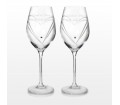Personalised Wine Glasses � Swarovski Heart