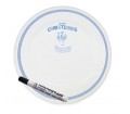 Personalised Message Plate - Christening (Stork - Blue)