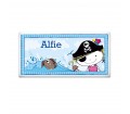 Personalised Door Plaque for Boys Bedroom - Pirate (Letter)