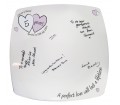 Personalised Message Plate - A Perfect Love (Anniversary)