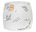 Personalised Message Plate - A Perfect Love (Golden Anniversary)
