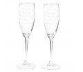 Personalised Happy Valentine's Day Pair of Flutes
