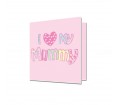 Personalised I Love My Mummy Colours Card