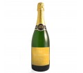 Personalised Champagne Bottle - Elegant Yellow