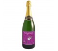 Personalised Purple Ronnie Married Couple Champagne