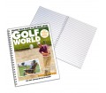 Personalised Golf World - A5 Notebook