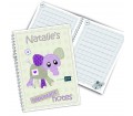 Personalised Cotton Zoo Wynciette the Elephant Notebook