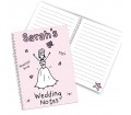 Personalised Purple Ronnie Wedding Bride Notebook