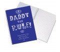 Personalised Notebook - Daddy You Rule (A5)