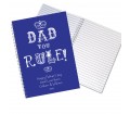 Personalised Notebook - Dad You Rule (A5)
