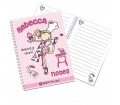 Personalised Notebook - Bang on the Door (Dainty Dish)