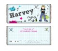 Personalised Bang on the Door MP3 Mad Chocolate Bar