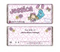 Personalised Bang on the Door Groovy Chic Chocolate Bar
