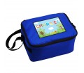 Personalised Animal Letter Lunch Box Blue