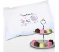 Personalised Pillowcase - Floral Birds