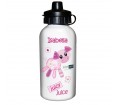 Personalised Girls Drinks Bottle - Cotton Zoo (Organdie The Piglet)
