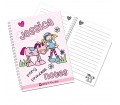 Personalised Bang on the Door Pony Girl A5 Notebook